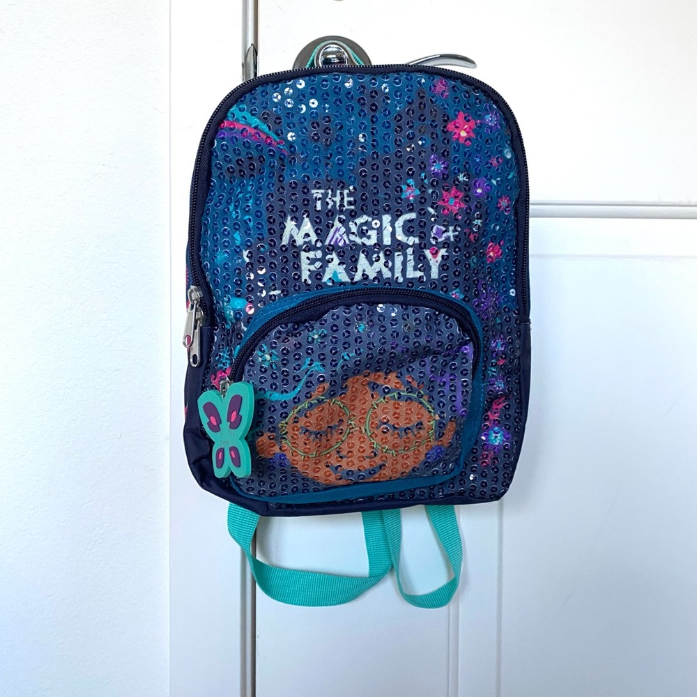 Sequin Disney Encanto Kids Small Backpack